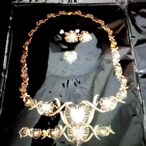 Goddess Necklace Earrings Bracelet & Ring "Be Fancy" Set